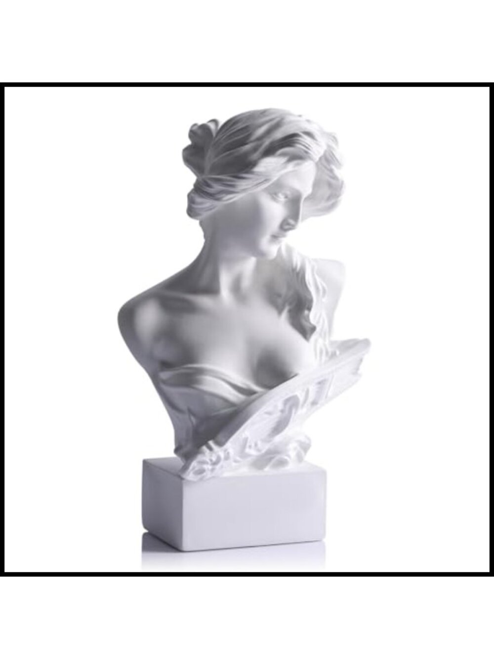 Greek Mythology Artemis Bust Statue 6" Resin Sculpture Home Decor